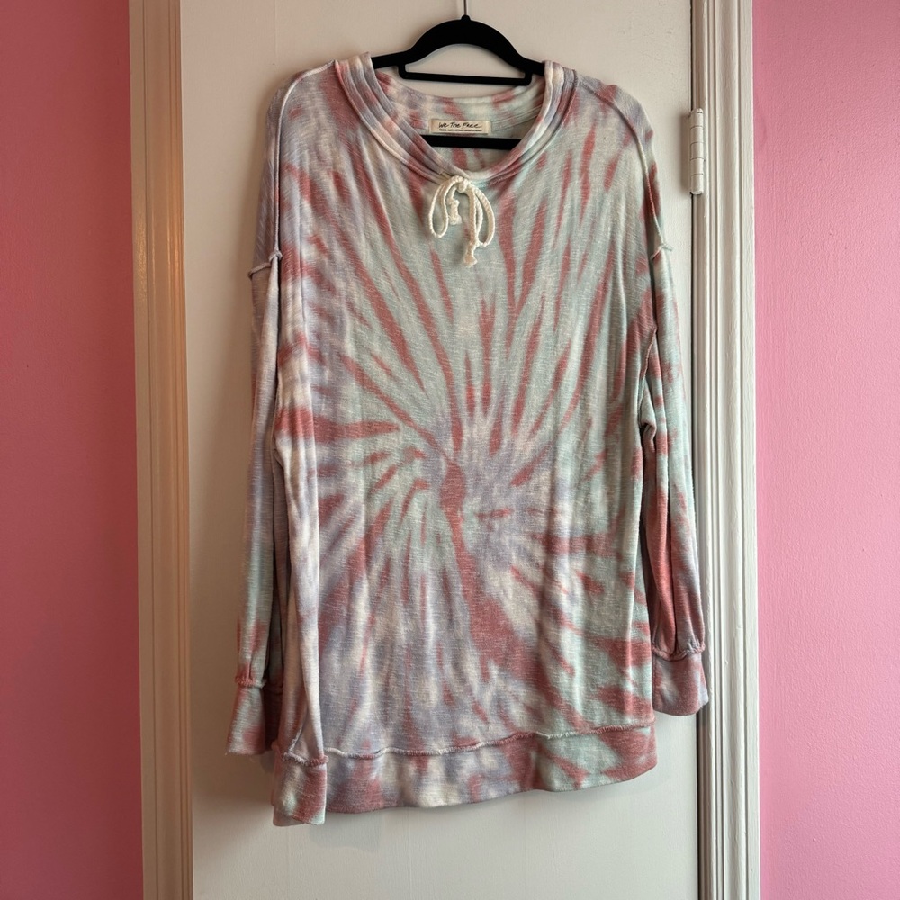 We the Free Tie-Dye Long Sleeve Top